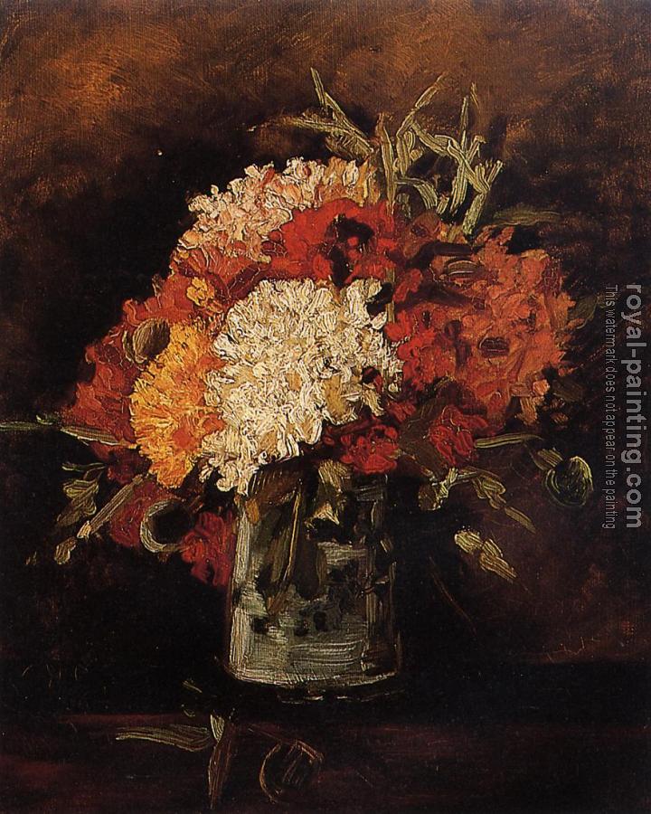 Vincent Van Gogh : Vase with Carnations